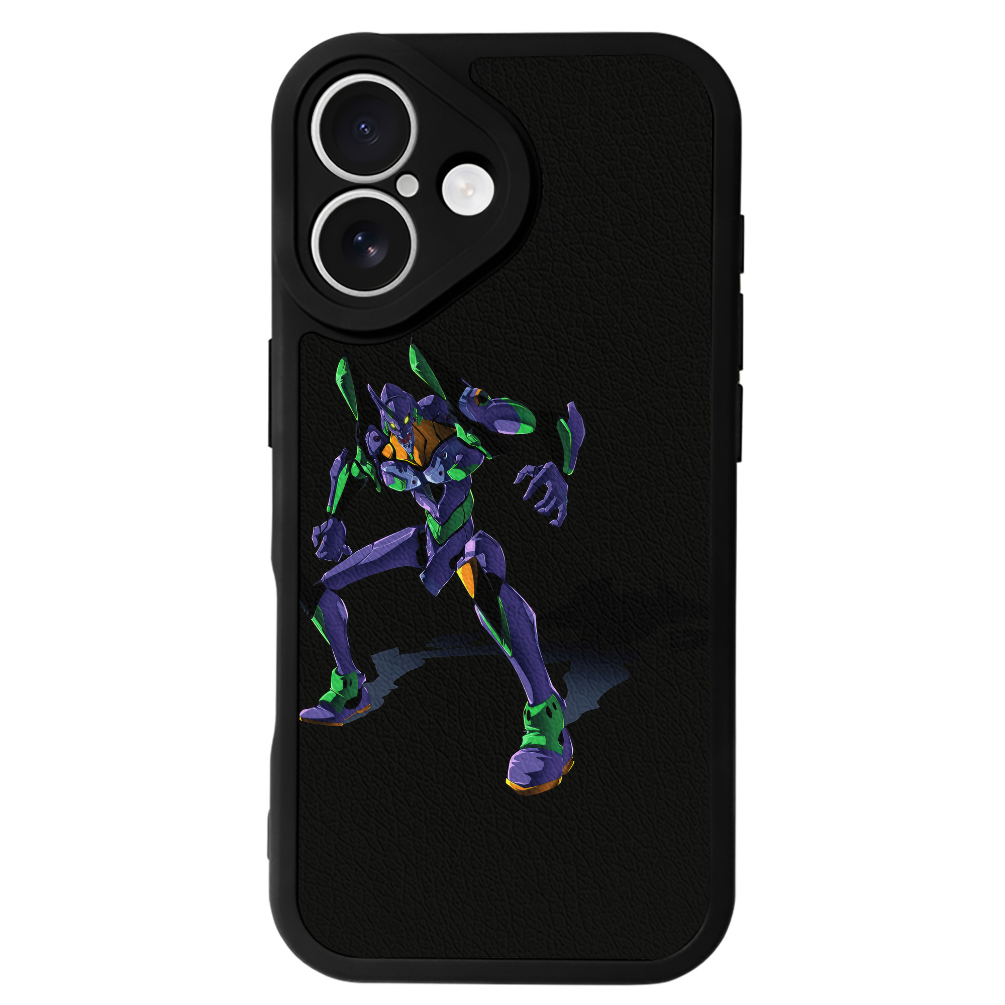 （画像用） EVA 新世紀エヴァンゲリオン 【iPhone 16シリーズ対応】シリコンスマホケース（レザー調） 材質：シリコン